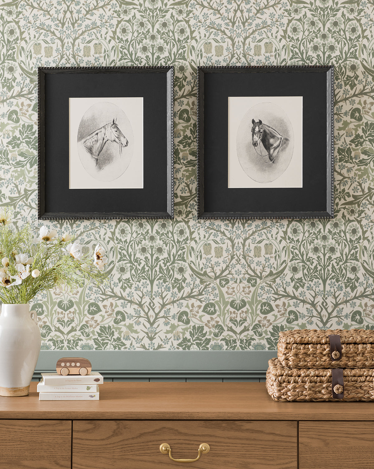 Morris & Co. x Vendixs Blackthorn Wallpaper