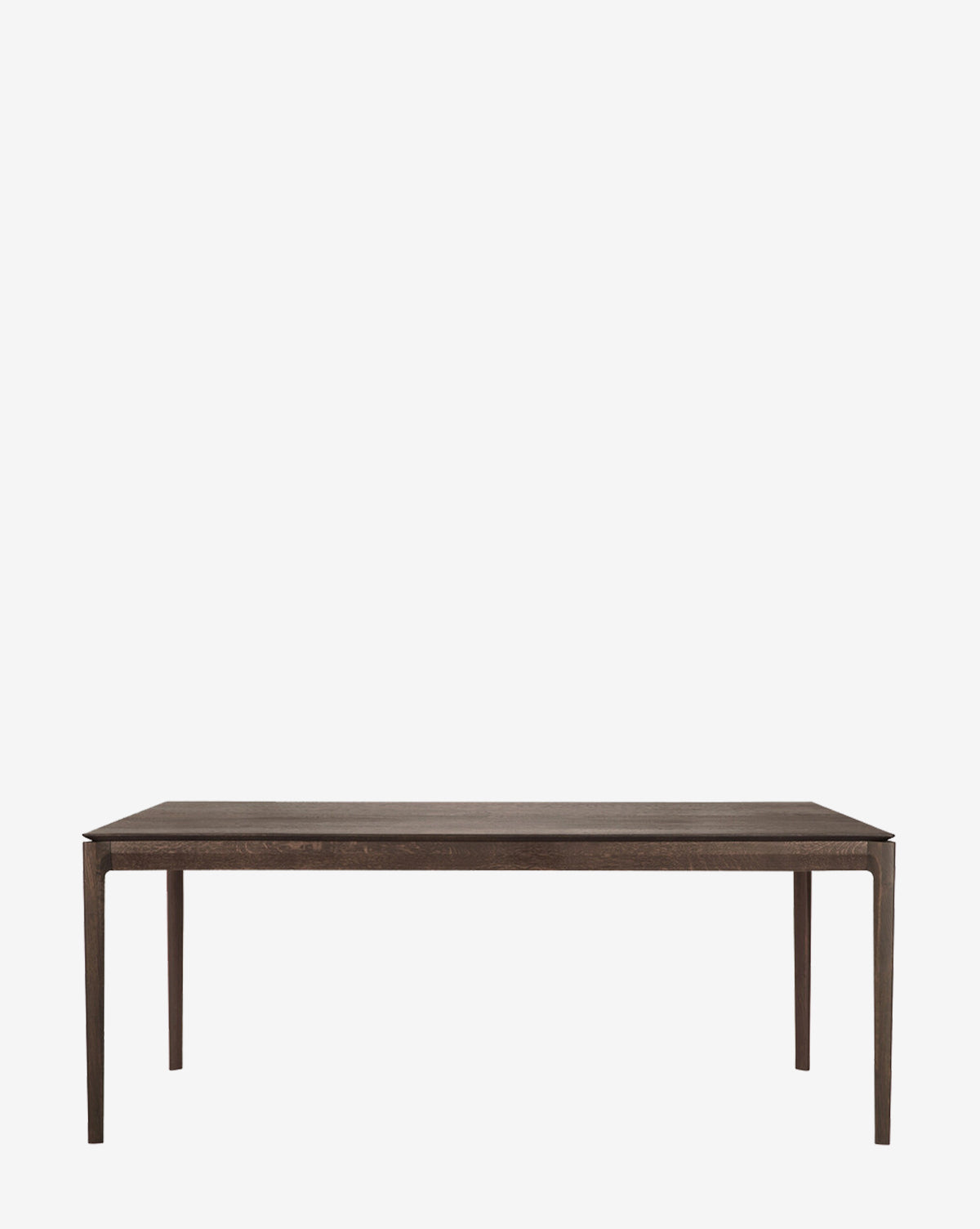The Alec Dining Table features a simple rectangular design in dark wood with four straight legs and sturdy construction, displayed against a plain white background by McGee & Co.