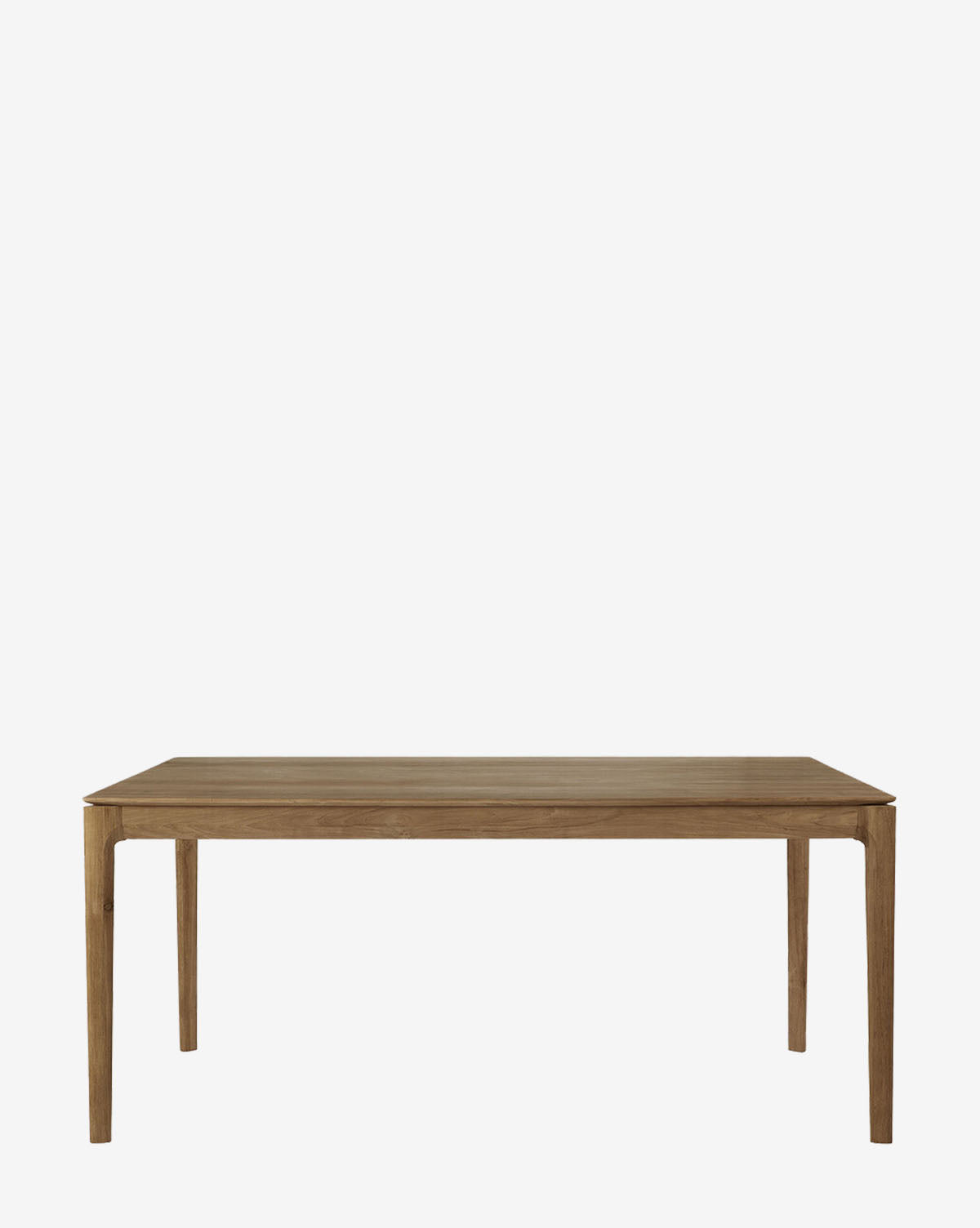 The Alec Dining Table is a rectangular wooden table with four straight legs and a sturdy build, ideal for any dining room, by McGee & Co.