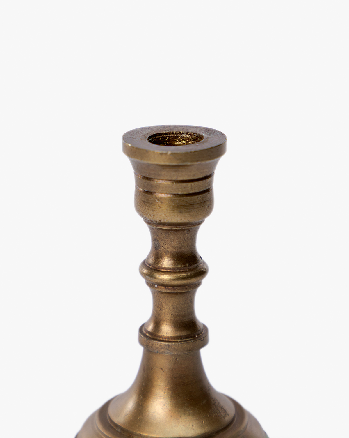 Antique Brass Mini Taper Holder