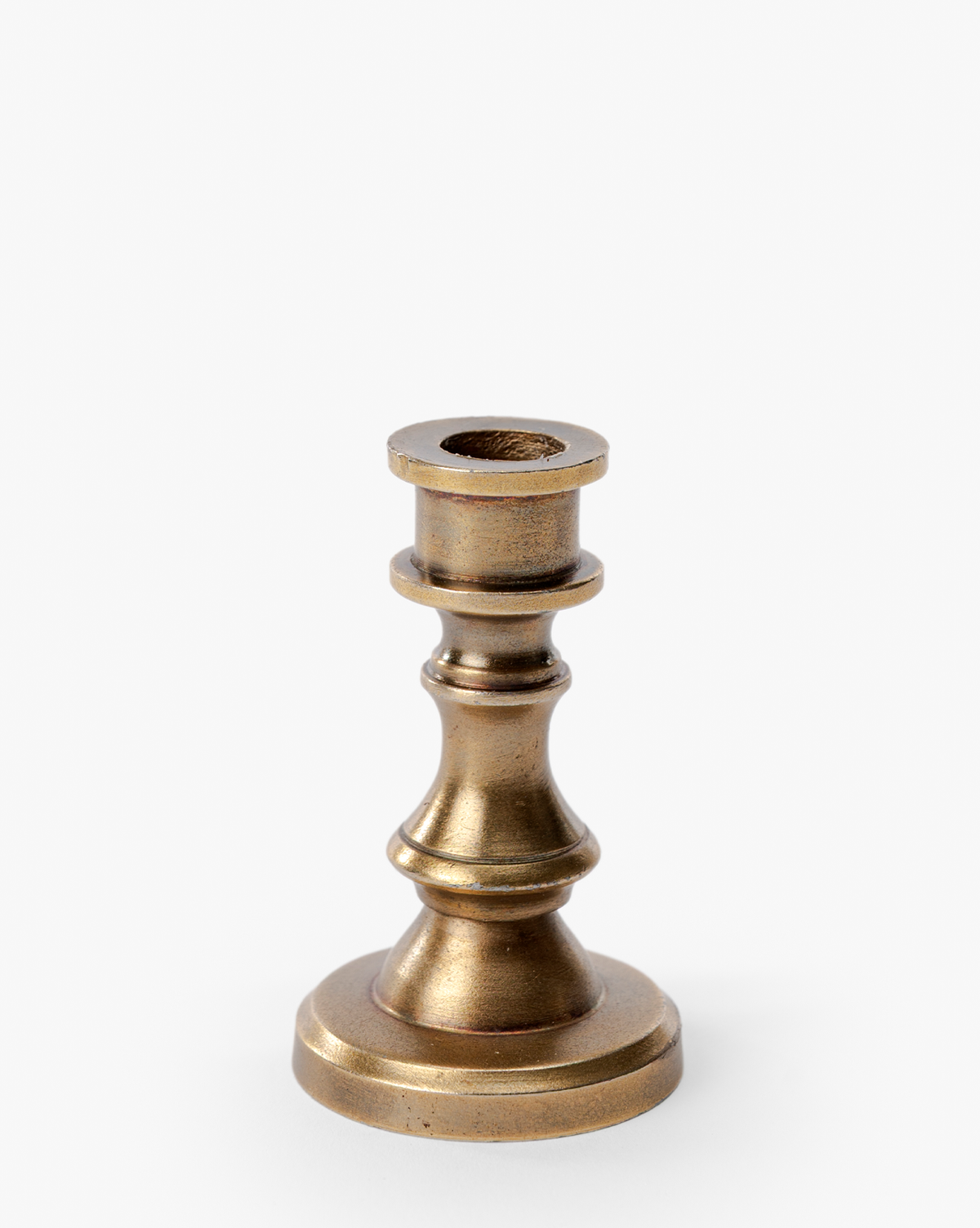 Antique Brass Mini Taper Holder