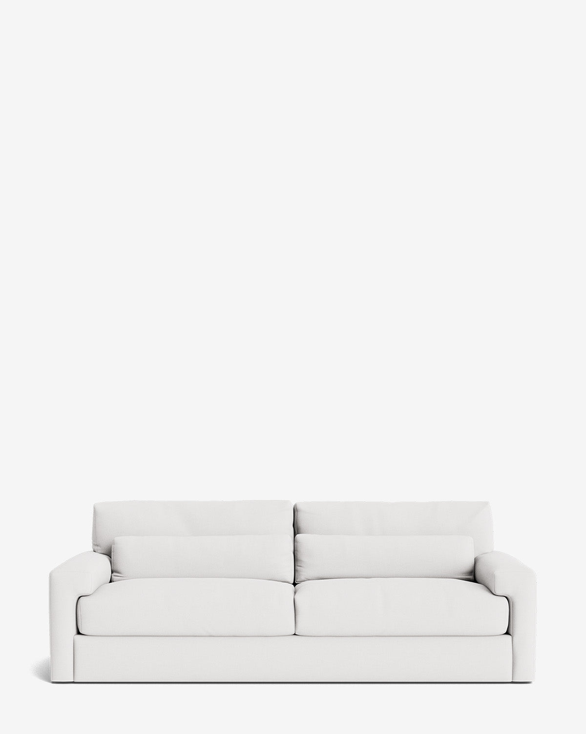 The Beckstead Sofa 92 features plush cushions, wide armrests, and a low profile in a modern, minimalist style, shown against a plain white background by Vendixs