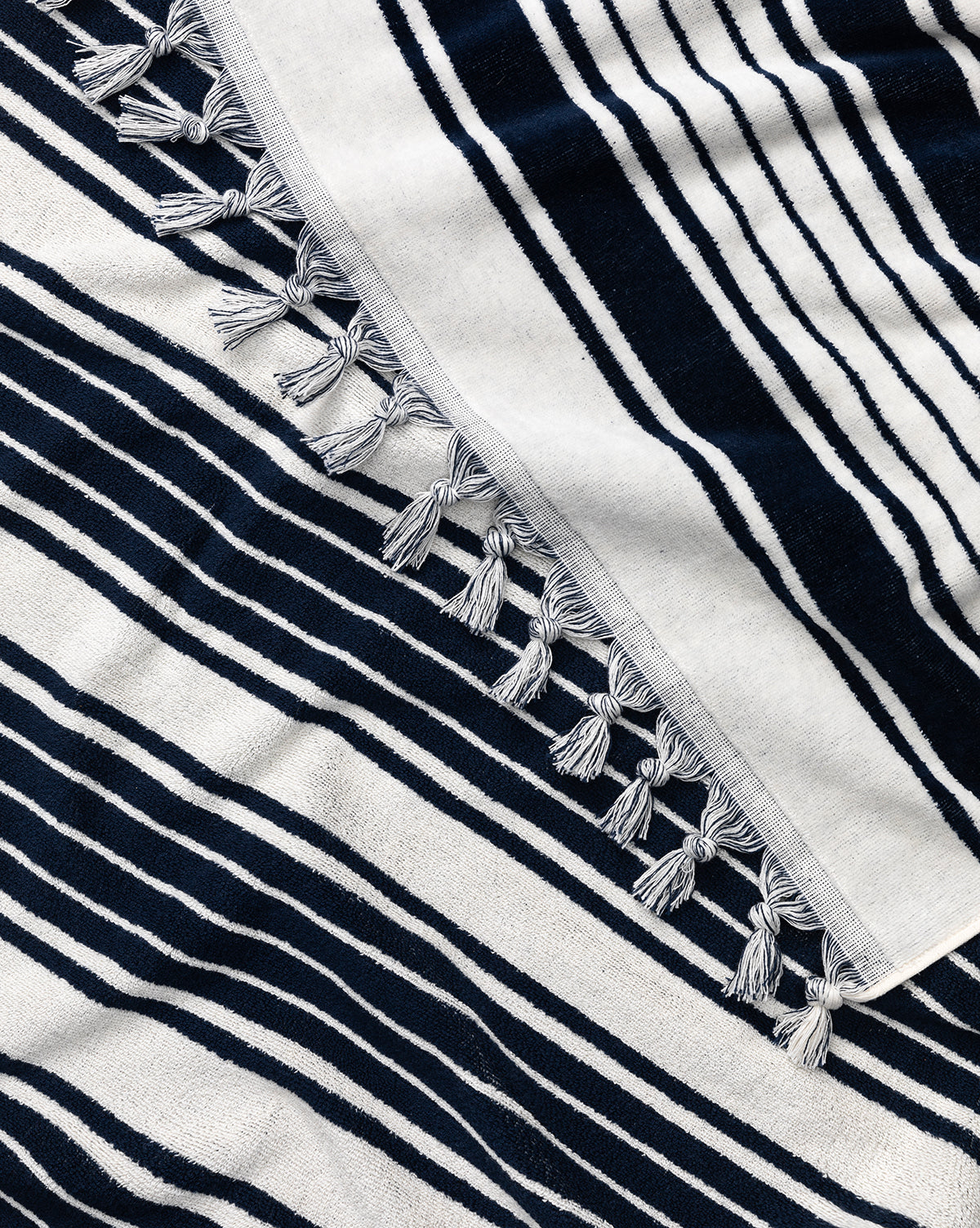 Close up detail large beach towel, 100% Turkish cotton design from Vendixs