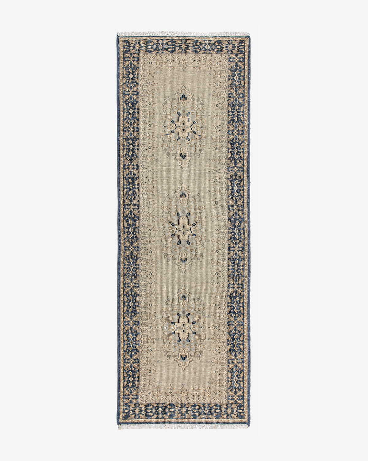 Vendixs hand knotted 100% wool vintage rug.