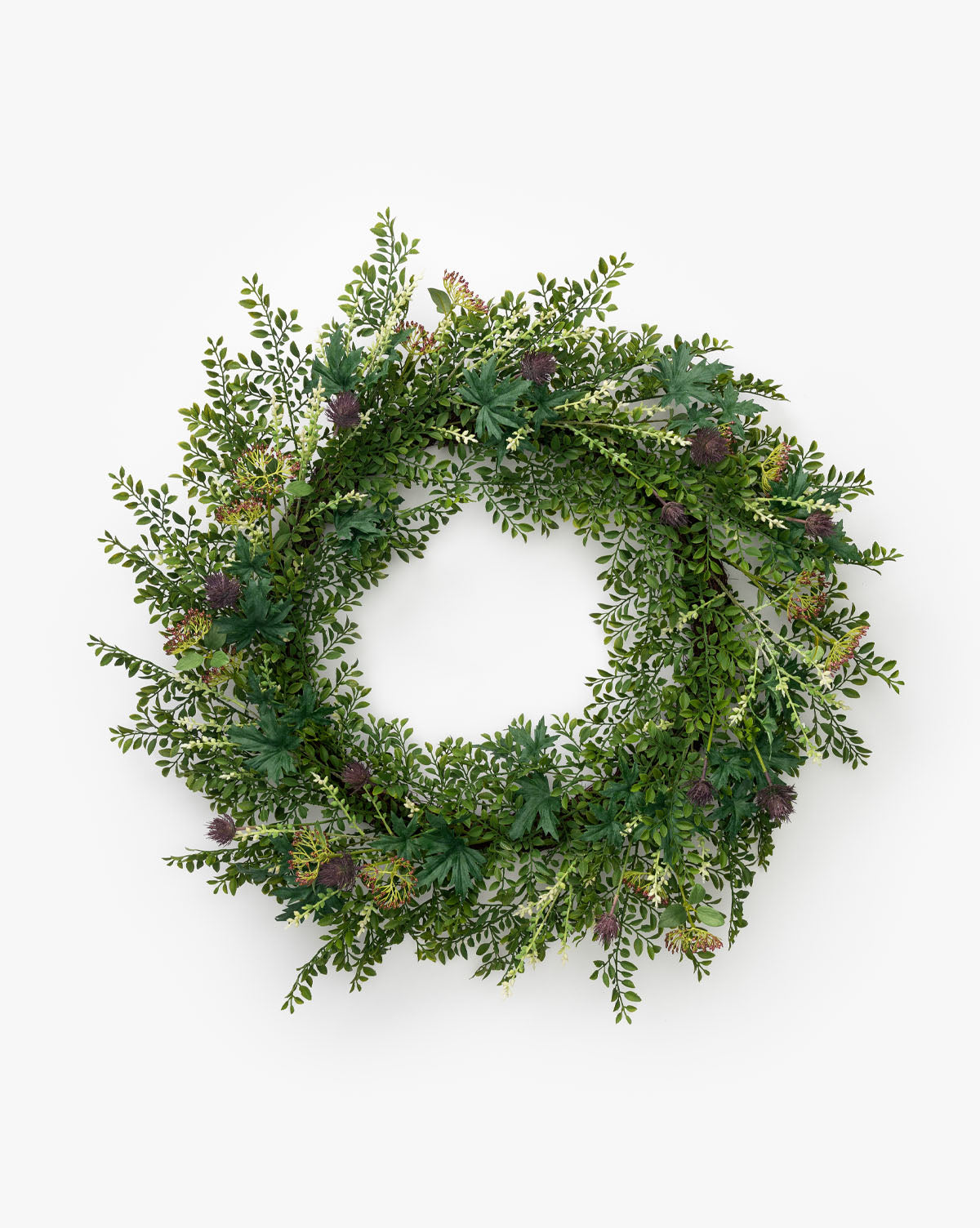 Vendixs summer wreath for faux greenery for the front door 