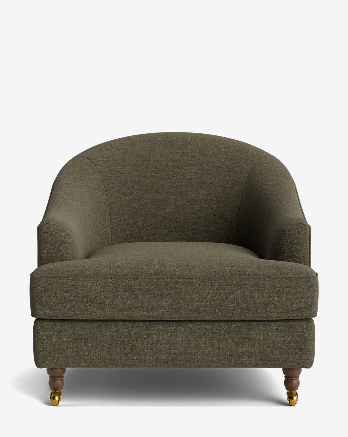 Vendixs custom upholstered lounge chair. 
