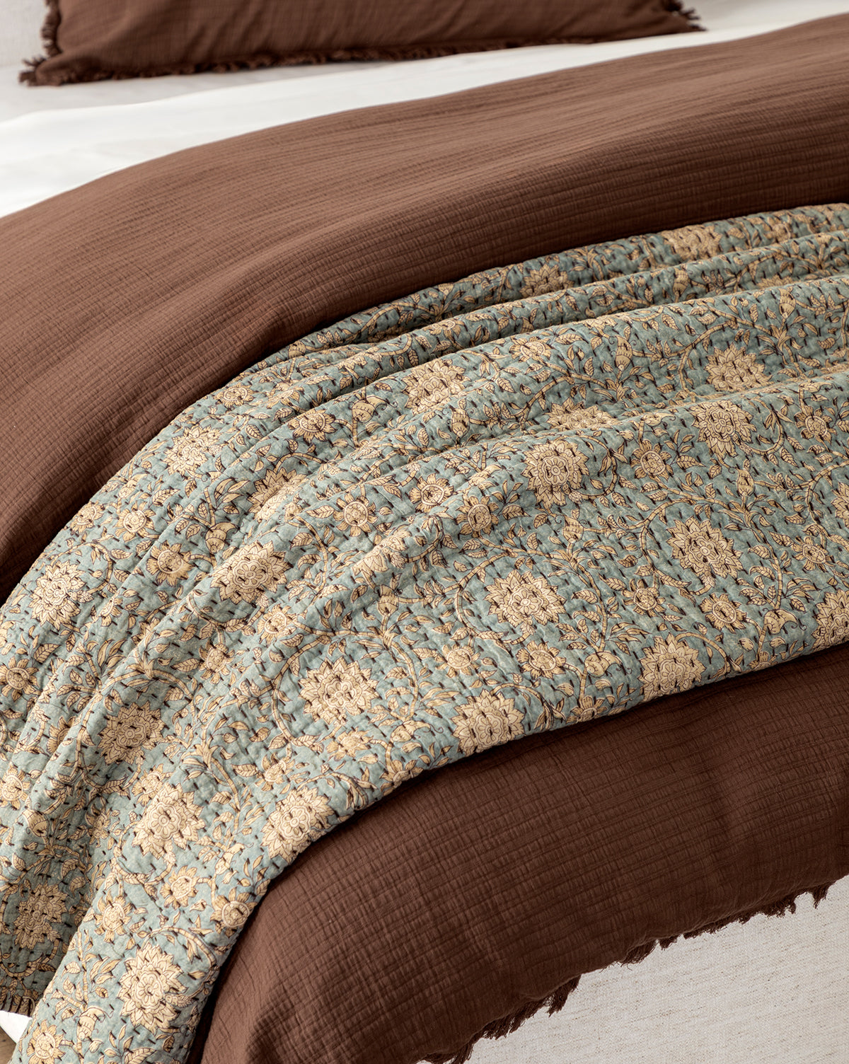 Gabriella Block Print Quilt