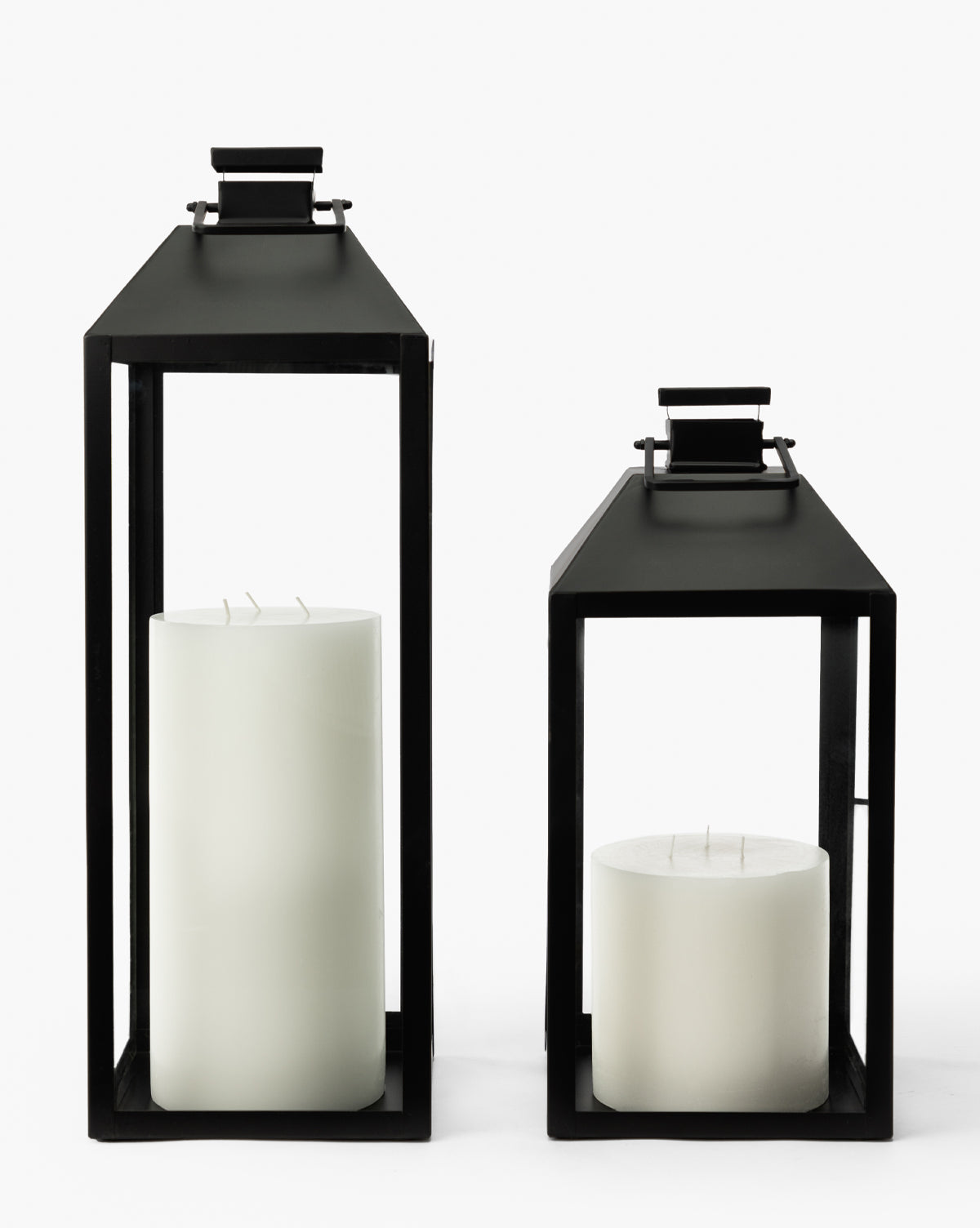 Vendixs iron lantern styled as a candle accessory