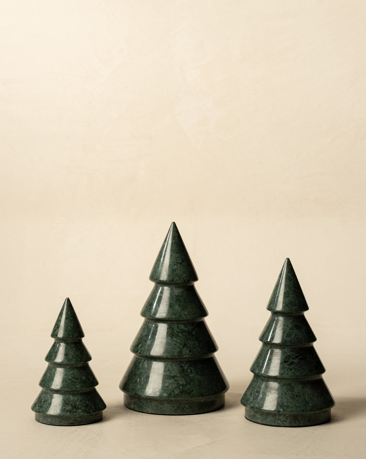 Beautiful holiday decor set of 3 Christmas trees for a mantle or tabletop from Vendixs 
