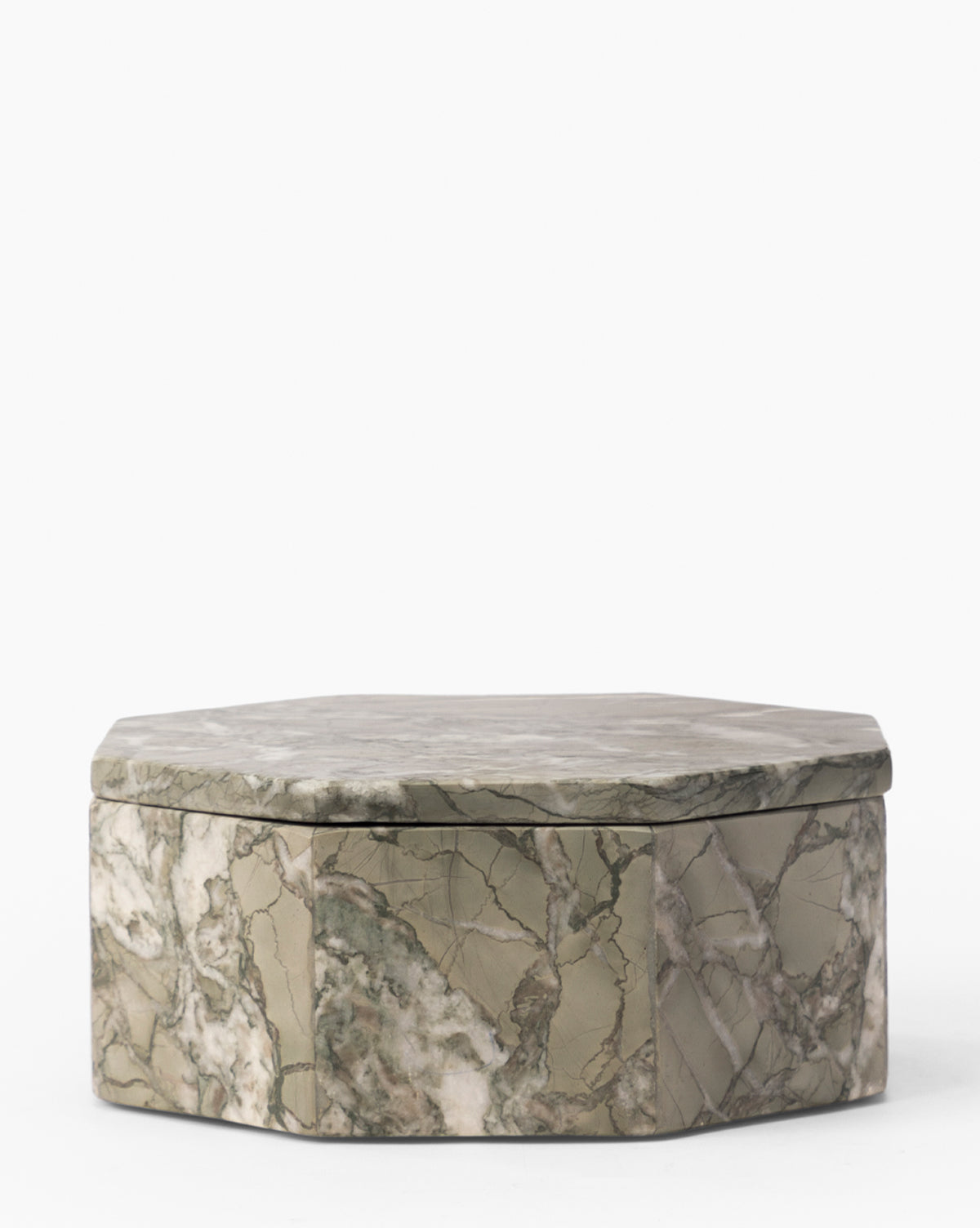 Vendixs marble box for shelf or console decor