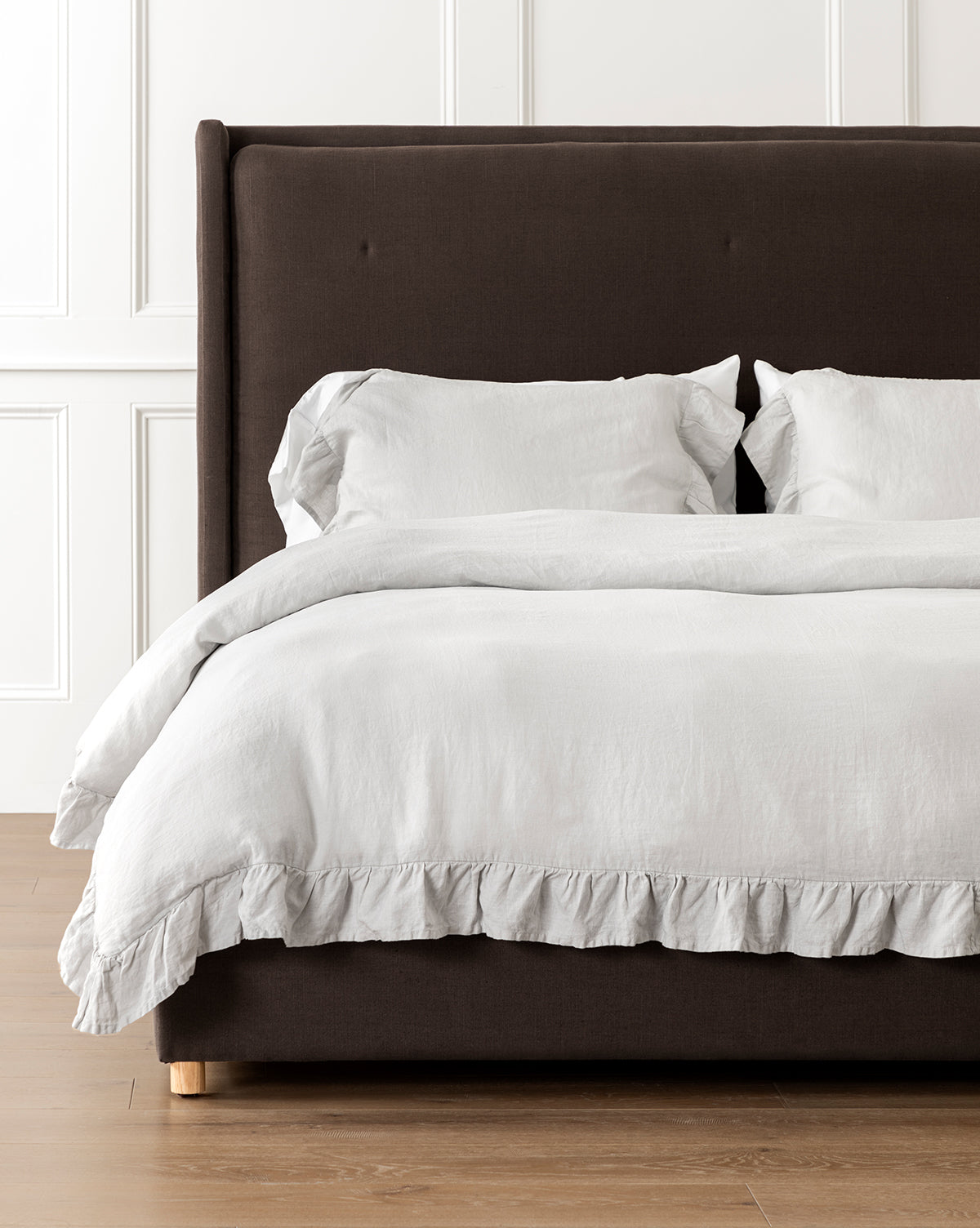 Ruffle Linen Duvet Cover