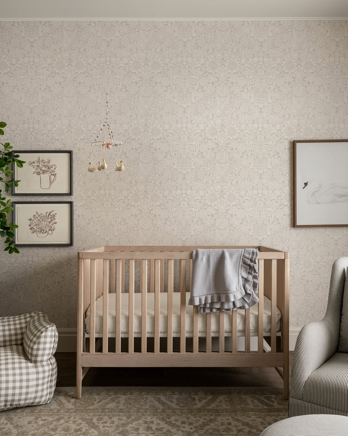 Morris & Co. x Vendixs Sunflower Porcelain Wallpaper
