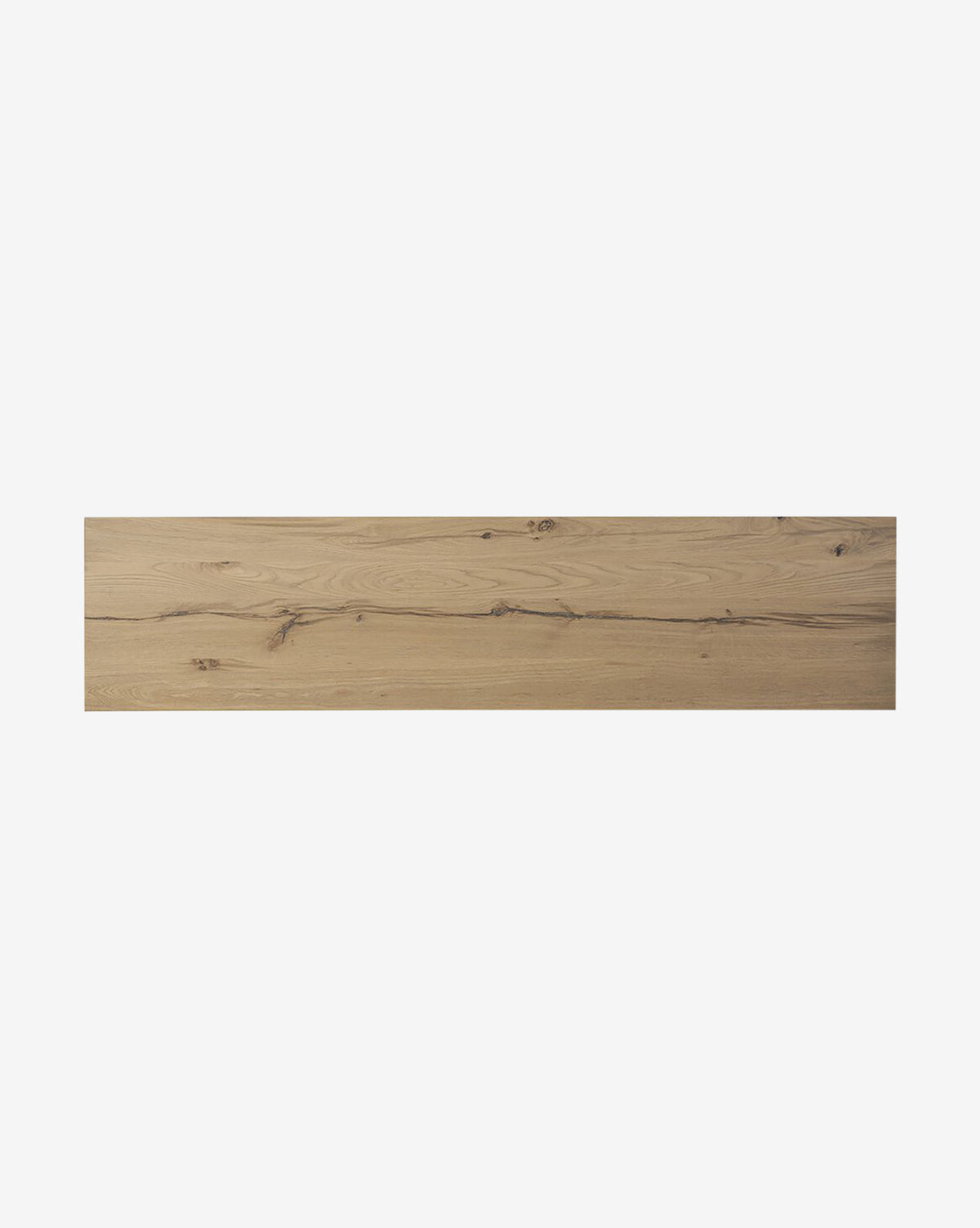 The Wynne Sideboard features a rectangular wooden design in light brown with natural oak grain, accented by darker knots and streaks, shown against a plain white background by McGee & Co.