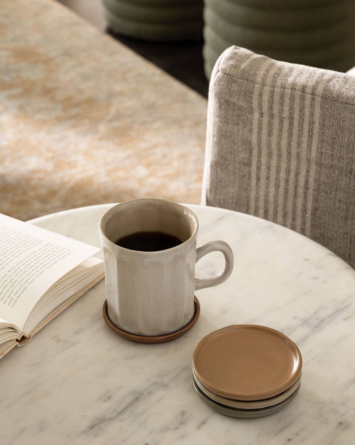 Speckled Ceramic Coasters (Set of 4)