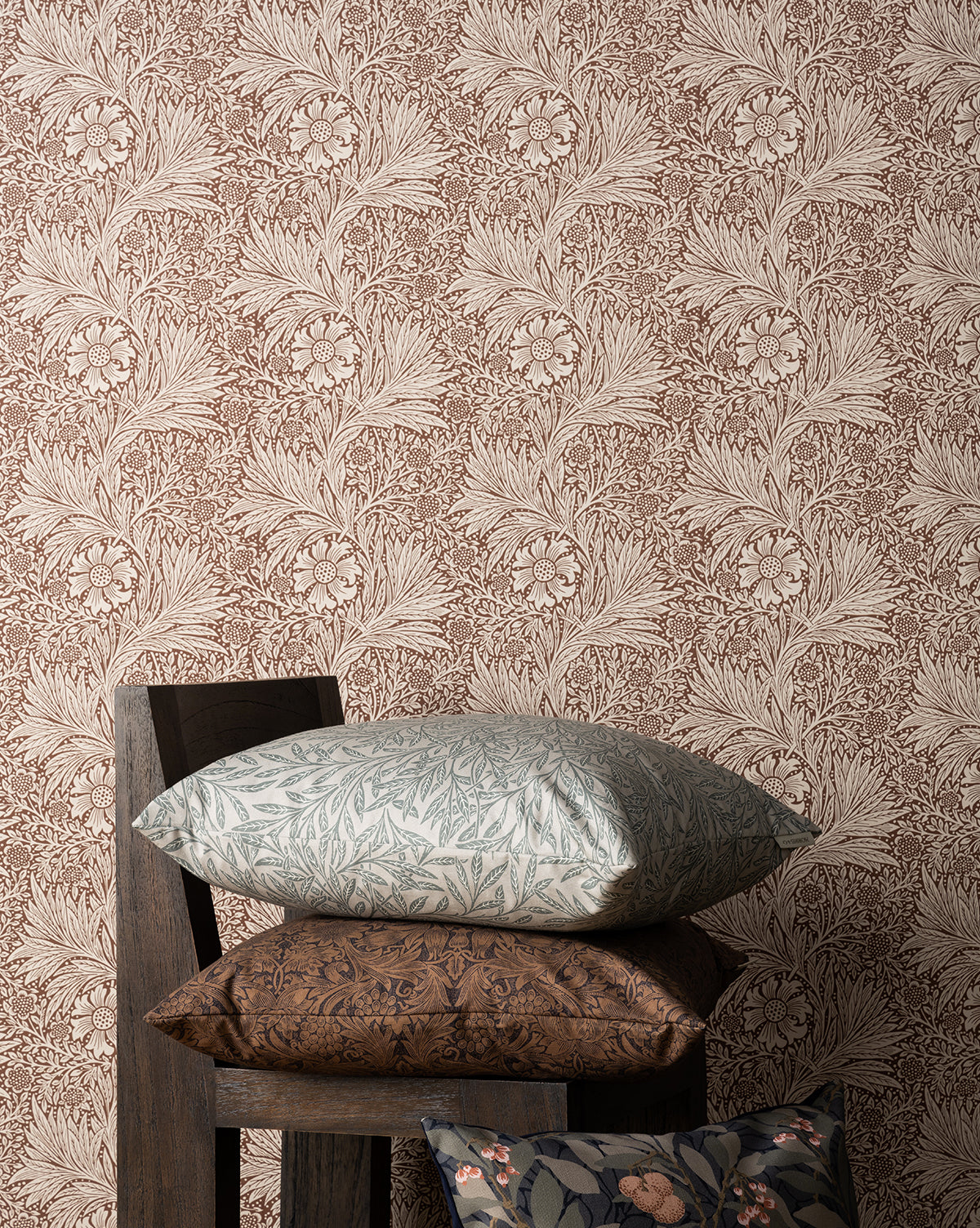 Morris & Co. x Vendixs Marigold Umber Wallpaper