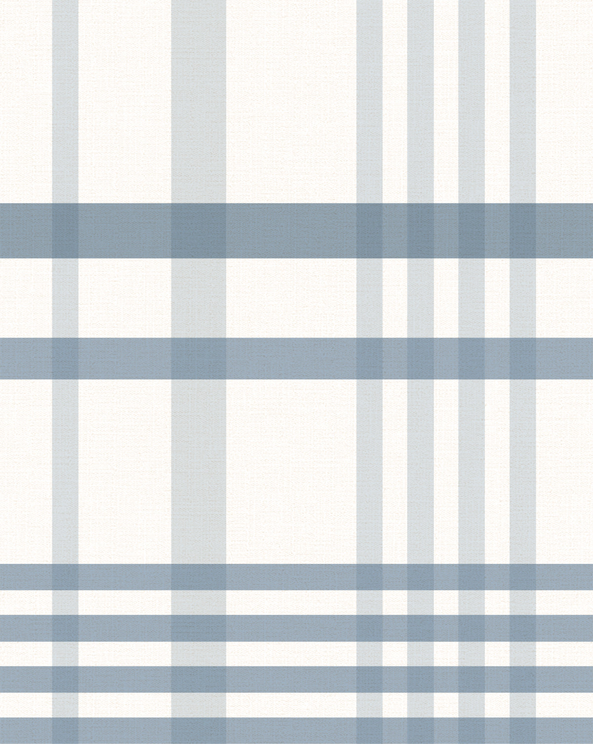Plaid style wallpaper in classic blue and soft gray tones from Vendixs